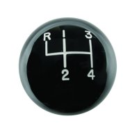 Hurst 1630103 4 Speed Black Classic Shifter Knob 3/8" x 16 Thread