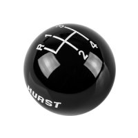 HURST 1637627 Black 4 Speed Shifter Knob, Upper Left Reverse, 3/8 x 16 Thread