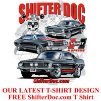 Hurst 3917992 Comp Plus 4 Speed shifter w Free T shirt