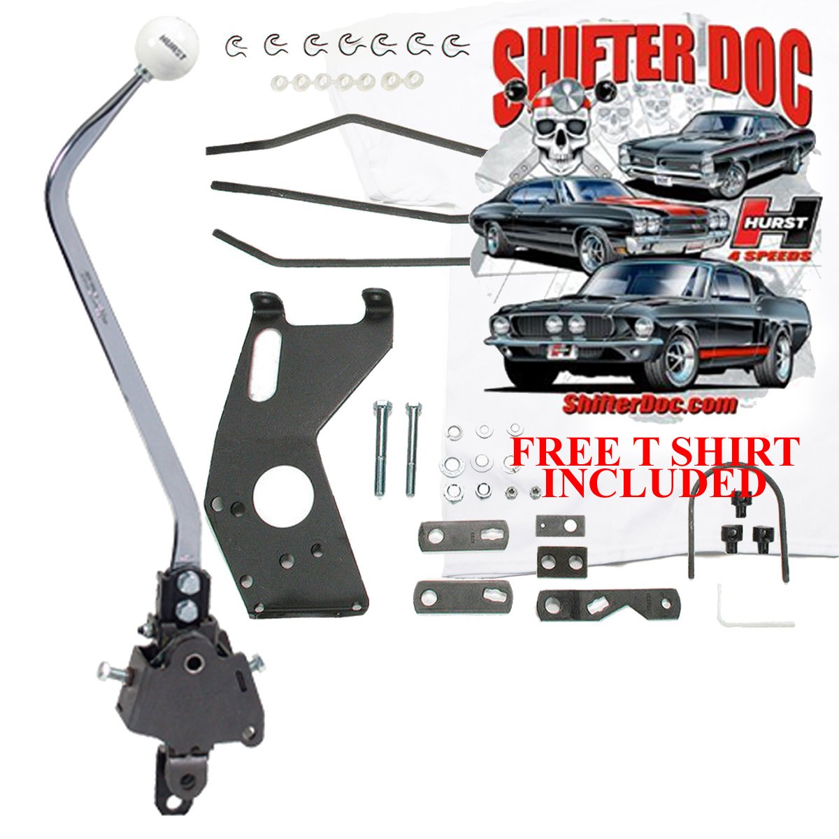 Hurst Comp Plus 4 Speed shifter Kit Chevy GMC 1/2 Ton Saginaw Custom