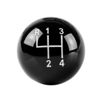 HURST 1637627 Black 4 Speed Shifter Knob, Upper Left Reverse, 3/8 x 16 Thread