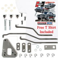 Hurst 3735587 Comp 4 Speed  Install Kit Mustang Shelby Cougar Ford T&C, w T Shirt