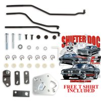 Hurst Comp 4 Speed  Install Kit 1965-1973 Mustang Cougar w T Shirt