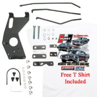 HURST 4 Speed Install kit 1968-1972 Chevelle 1955-57 Chevy, Saginaw Type 441, w T Shirt