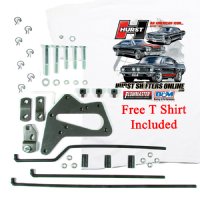 Hurst 3738615 Street Super Shifter Install Kit  Ford T & C Trans Code 432-433 w T Shirt