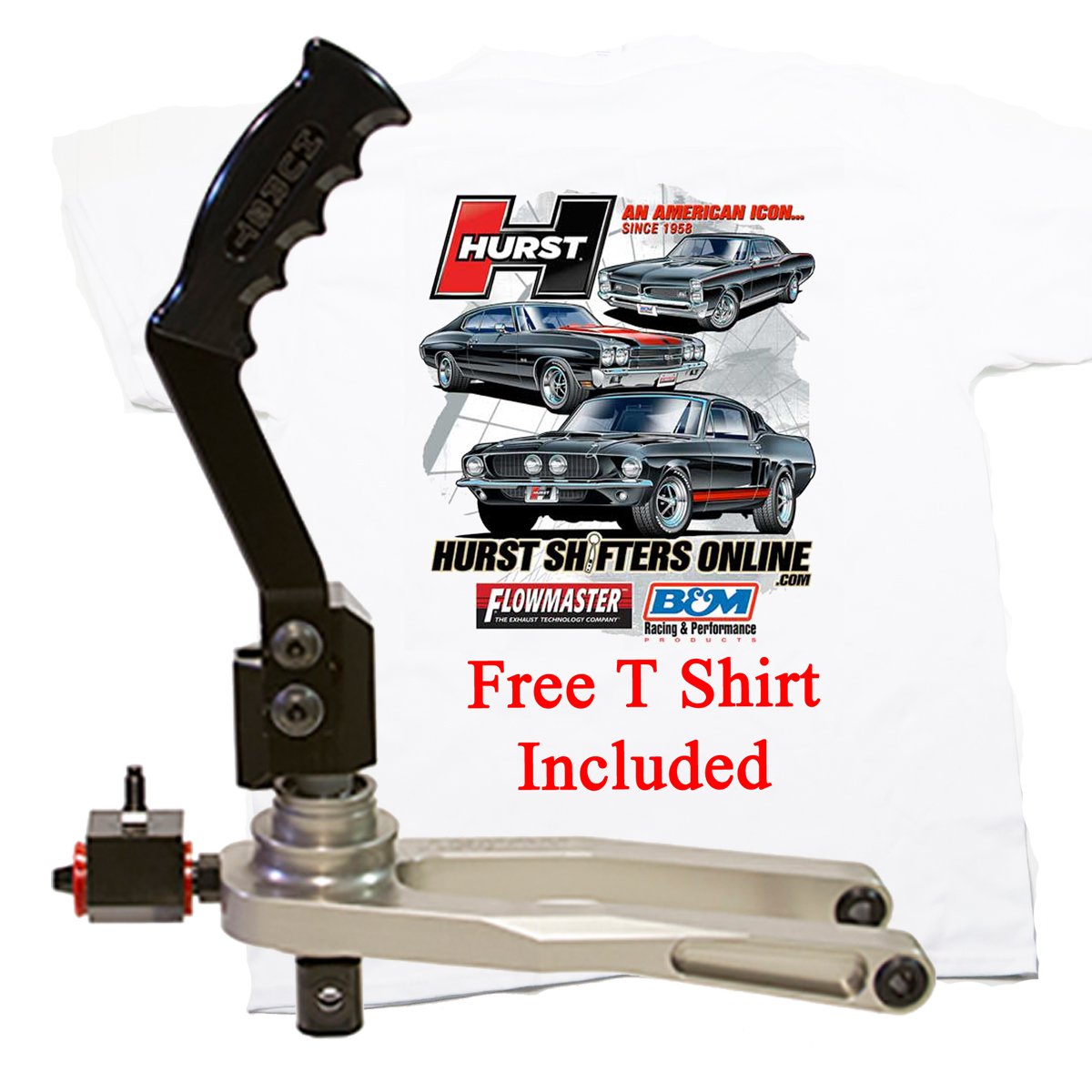 Shifters HardDrive Pistol Grip Stick for 20092018 Challenger Hurst