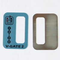 Hurst V Vertical Gate 2  4 Speed Shift Pattern Plate Only for Shifter Boot