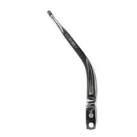 Hurst 5386836 Chrome steel replacement 11" Bent offset shifter stick