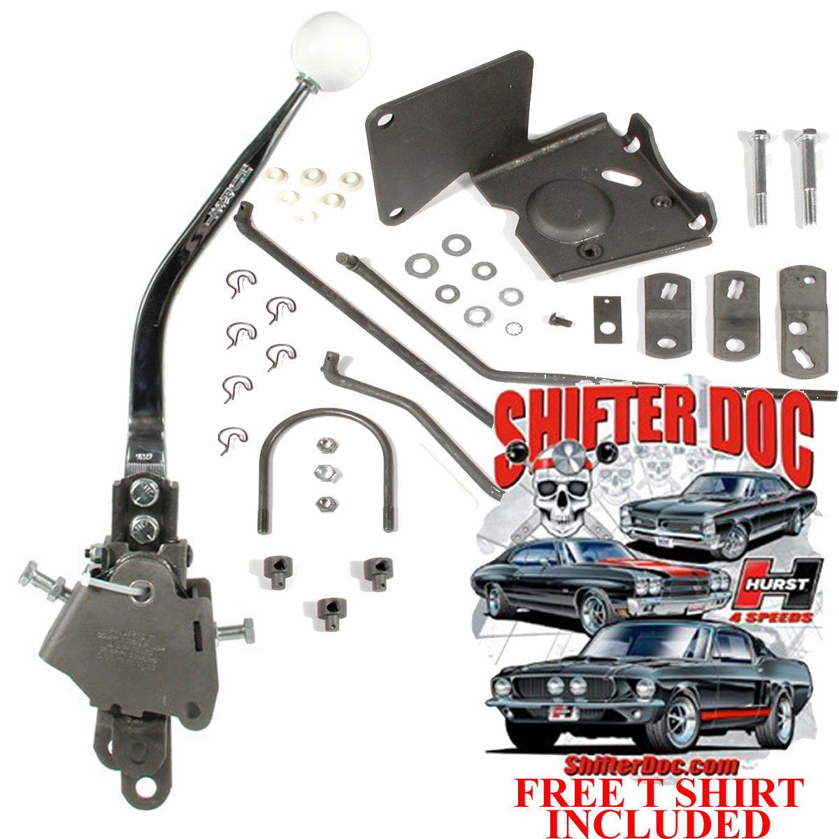 Hurst Comp Plus 4 Speed shifter Kit 1969 1970 Nova Chevy II Muncie 452