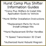 Hurst Comp Plus Application Charts, Replacement Parts Charts and Misc. Info