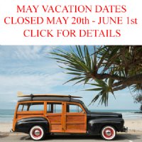 MAY VACATION DATES...Click for Details